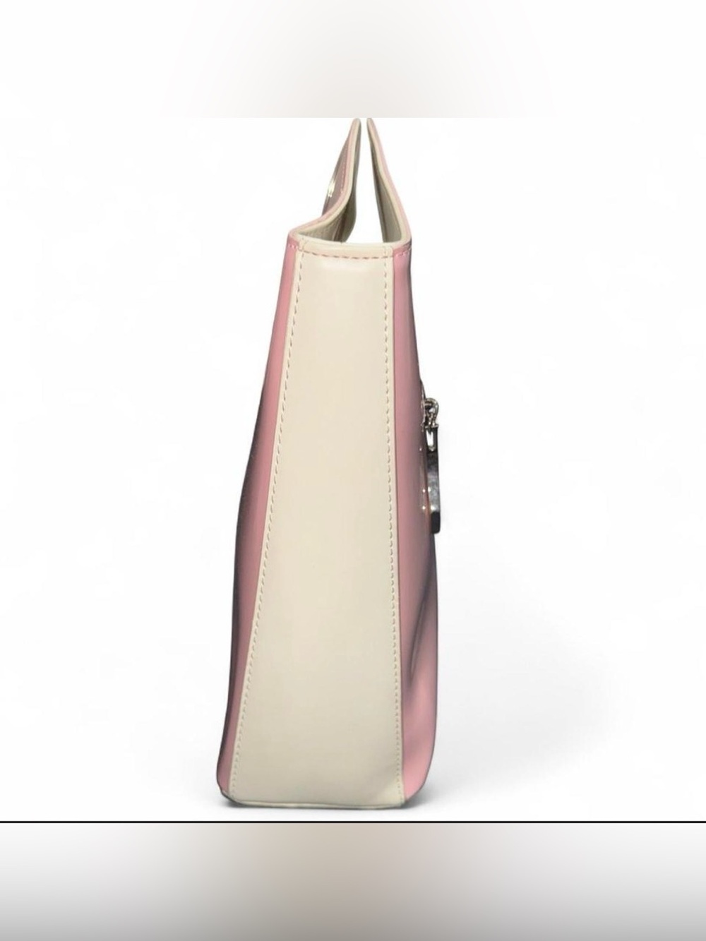 Pink Structured Top-Handle Tote - Picture 4 of 6